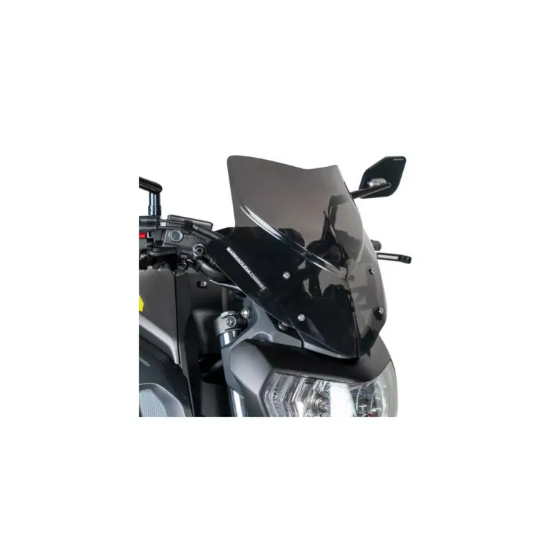 Bulle saute vent Aerosport Barracuda Fumée noir pour Yamaha MT07 2018 et + Nouvelle Collection