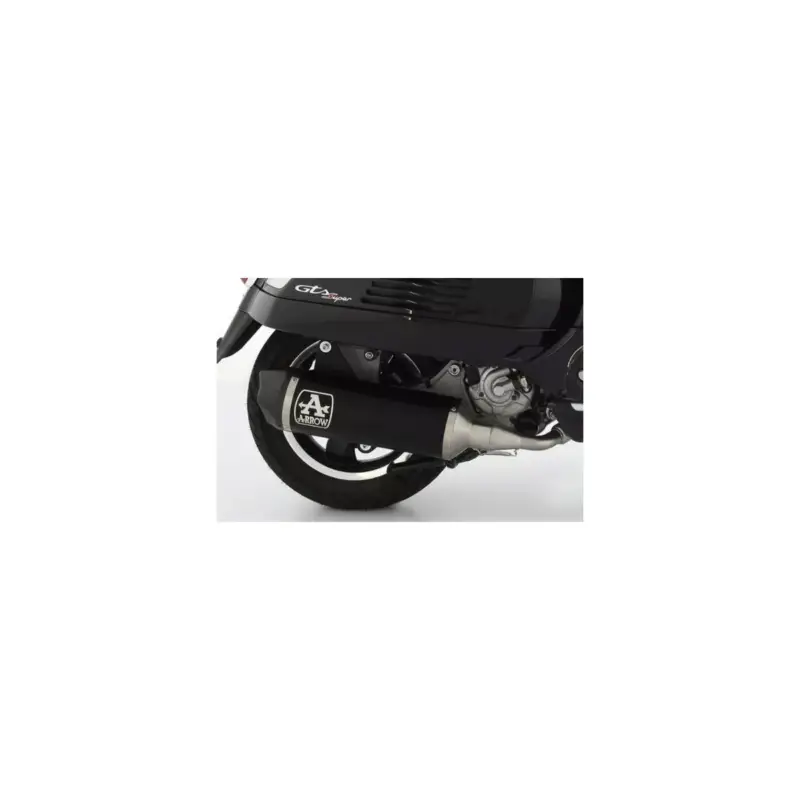 Meilleur Prix Silencieux URBAN ARROW 53536AKN Aluminium « Dark » noir embout carbone pour Vespa GTS 300 HPE 2021-2024