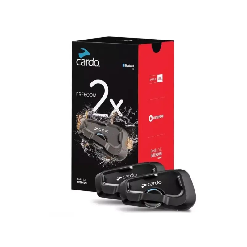 Intercom CARDO FREECOM 2X (pack solo ou duo) Satisfait Ou Remboursé