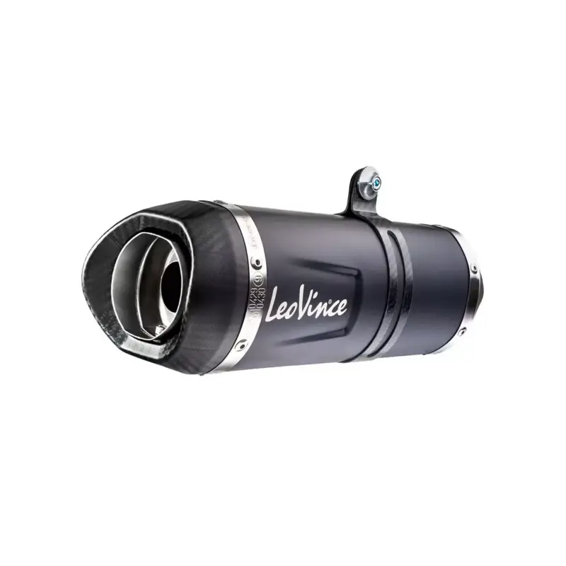 Prix Réduit Échappement LeoVince LV ONE EVO BLACK EDITION inox noir pour Yamaha MT07 17-20, Tracer 700 16-20 / GT 19-20, XSR 700 16-20