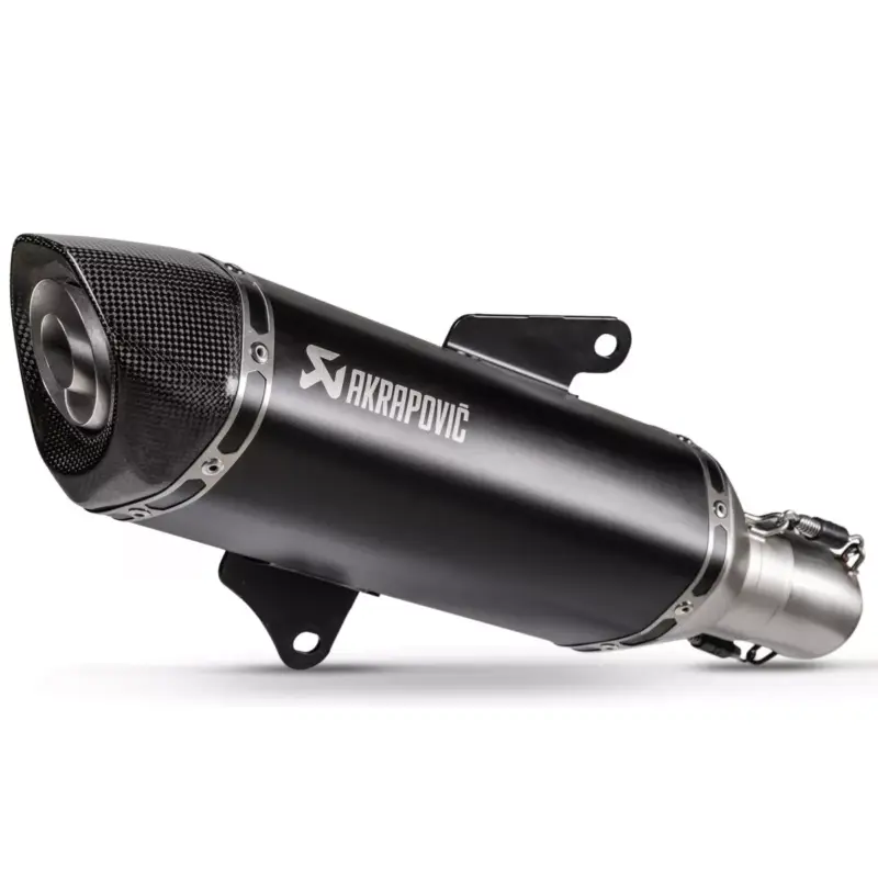 Bon Plan Silencieux Akrapovic SLIP-ON Inox laqué noir, homologué, pour Honda 350 Forza 2021 et +, 350 ADV 2022 et +