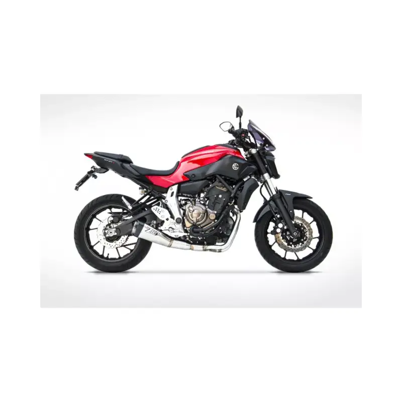 Ligne complète homologuée 2×1 inox ZARD pour Yamaha MT07 / XSR700 2014-2019 Commander Maintenant