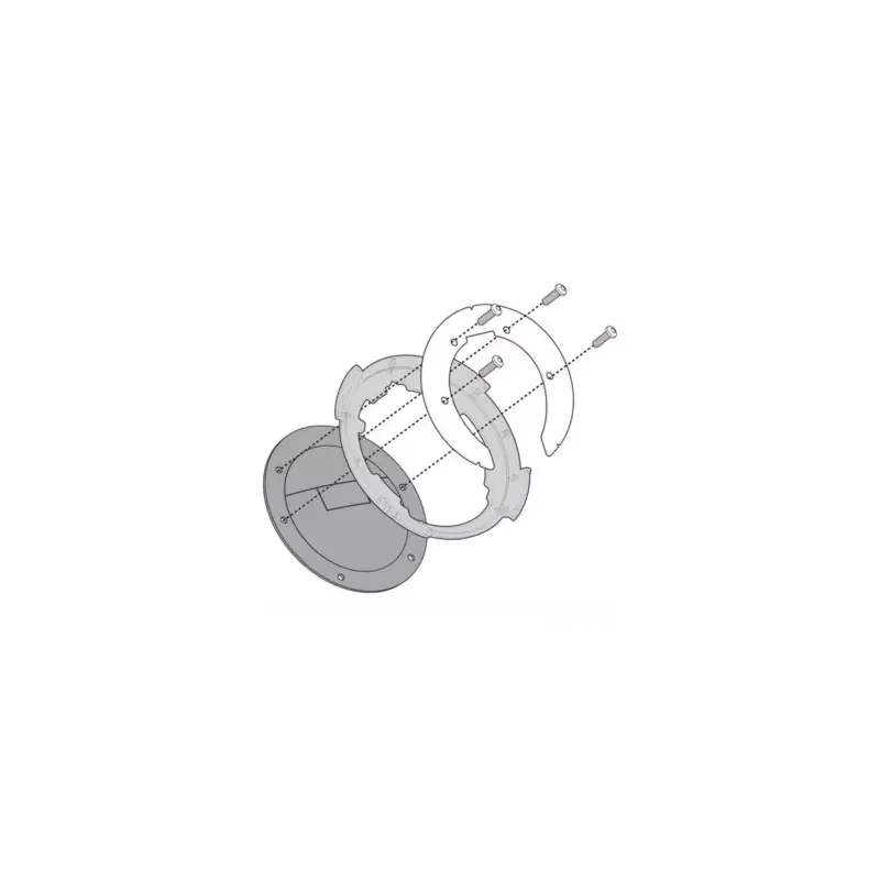 Produit De Marque Bride Givi TANKLOCK BF04 sacoche réservoir pour Kawasaki ER6 N/F, Versys 650, Z750, Z800, Z900RS, Versys 1000, Z1000, Z1000SX