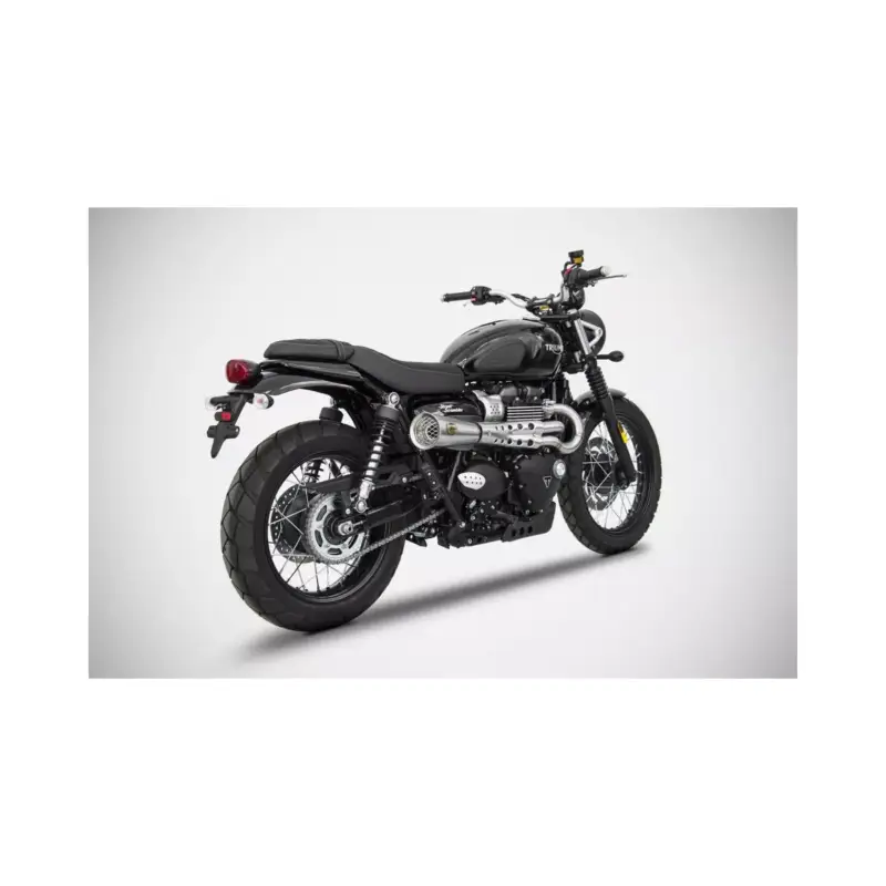Ligne complète racing version tiger ZARD pour Triumph Street Scrambler Haute Qualité