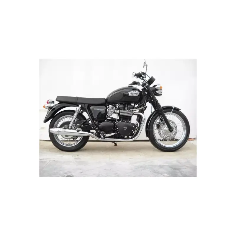 Nouvel Arrivage Silencieux chromés homologués ZARD pour Triumph Bonneville T100 2009-2016
