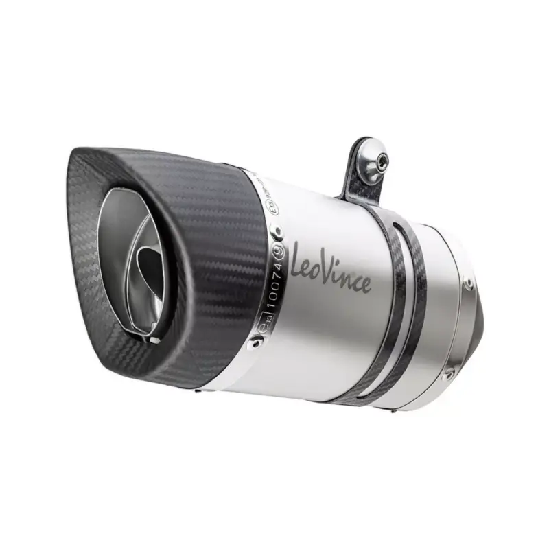 Échappement silencieux Slip-On LeoVince LV PRO acier inox pour Yamaha YZF R3 et MT03 2018-2020 Nouveauté