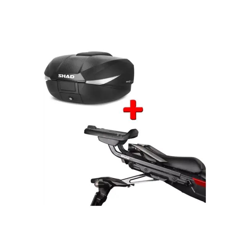 Prix Choc Pack Support + Top Case SHAD au choix pour Triumph Tiger Sport 1050 2015-2022