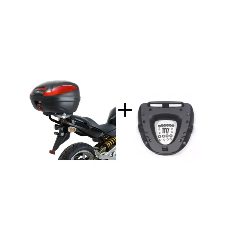 Jusqu’à Épuisement Des Stocks Support spécifique 445FZ GIVI + platine M5M pour top case MONOLOCK pour Kawasaki ER6N et ER6F 2005-2008