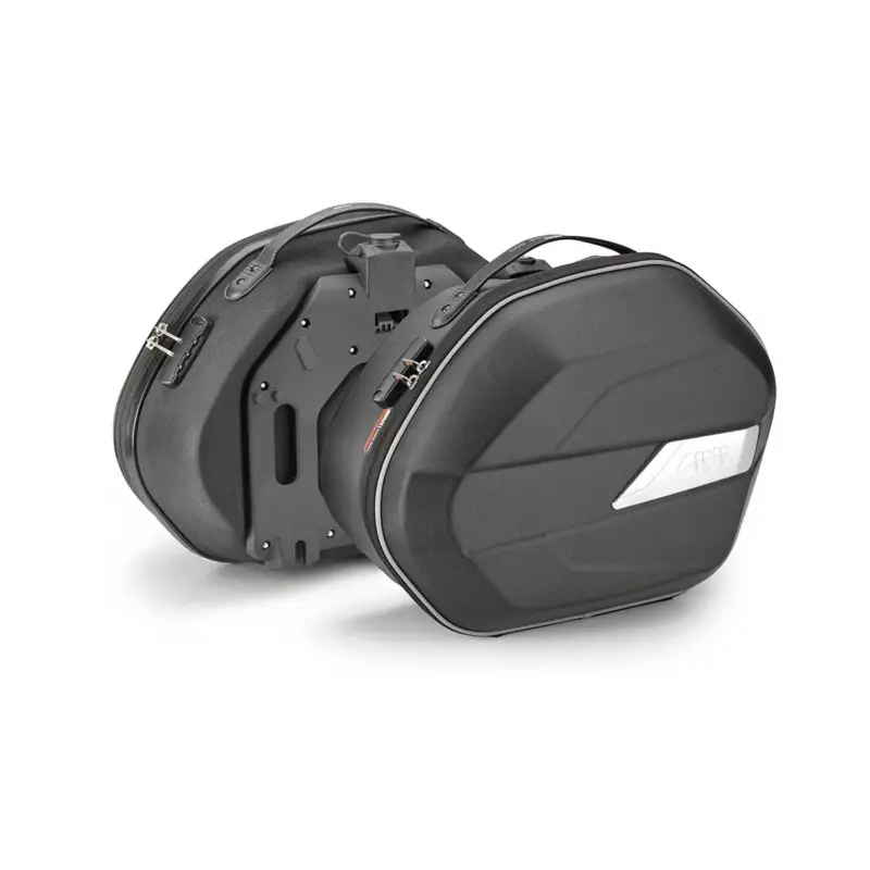 Paire de sacoches cavalières Monokey WL900B WEIGHTLESS, semi-rigides, 25 litres. Remise