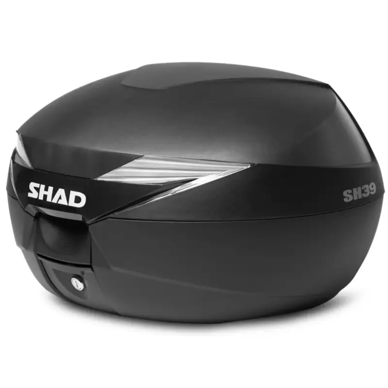 Top Case moto SHAD SH39, volume 39 litres, couvercle Noir Populaire