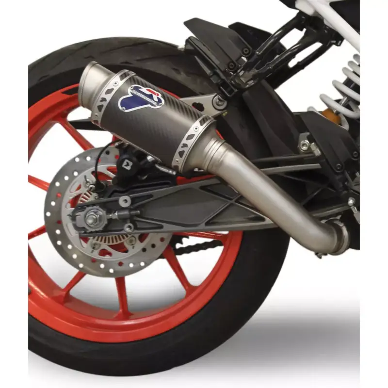 Silencieux GP Classic Termignoni Carbone embout Inox pour KTM Duke 390 2017 et + Expédié Aujourd’hui