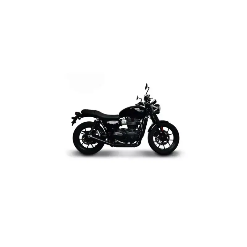Livraison Express Ligne Termignoni inox Black Edition pour Triumph Street Twin 900 2016-2017