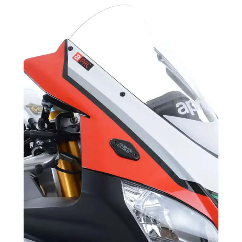 Commande En Gros Caches orifices rétroviseur R&G RACING noir pour Aprilia RS4 125 2011-2020, RSV4, RS 660 2021 et +