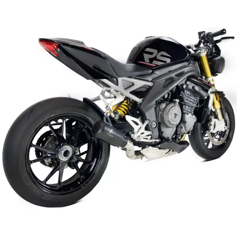 Silencieux IXRACE MK2 black édition pour Triumph Speed Triple 1200 RS 2021-2024 Meilleur Choix