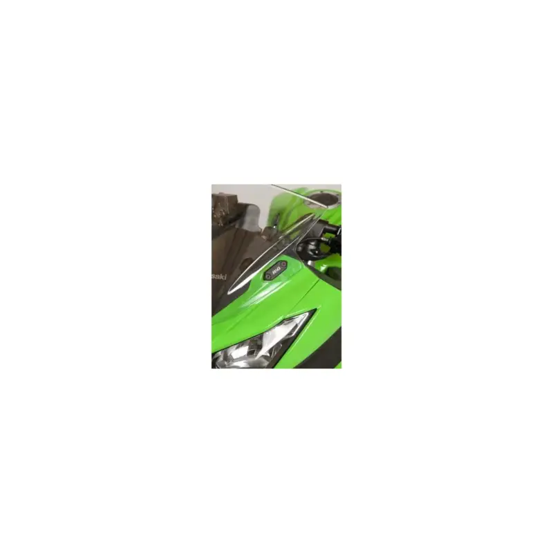 Caches orifices rétroviseur R&G RACING noir pour Kawasaki Ninja 250, 300/250, Ninja 125, 400, ZX6R 636, ZX-4R(R) / SE Dernier Modèle
