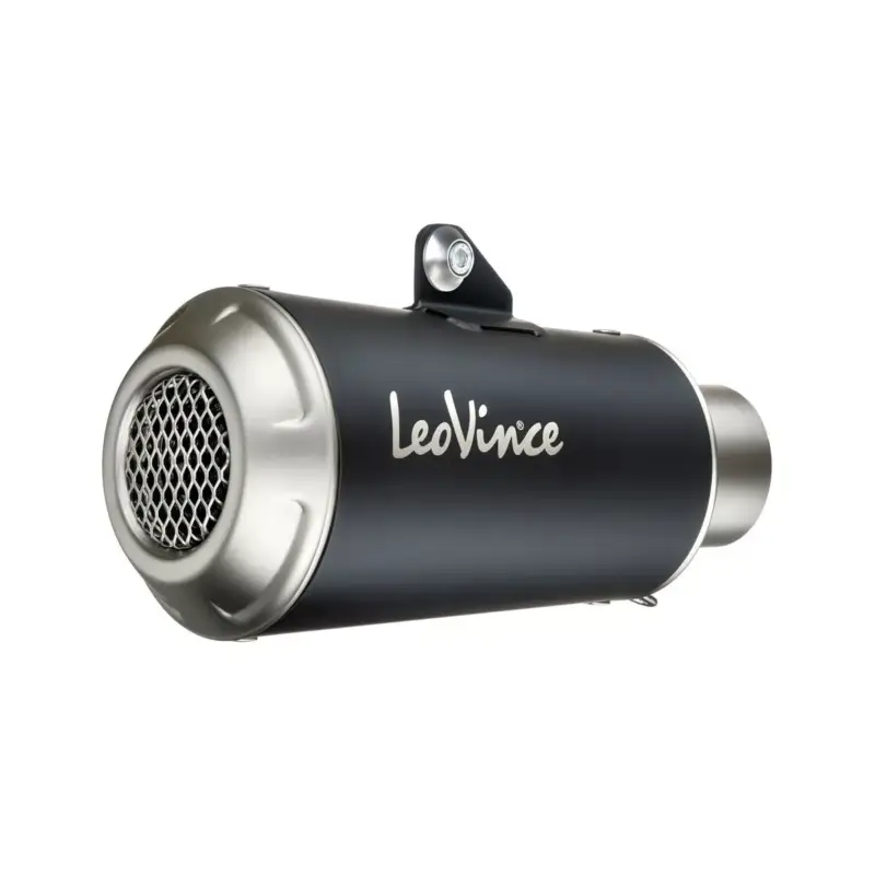 Achat Immédiat Échappement Ligne complète LeoVince LV-10 BLACK EDITION acier inox position haute double sorties pour Honda MSX 125 GROM
