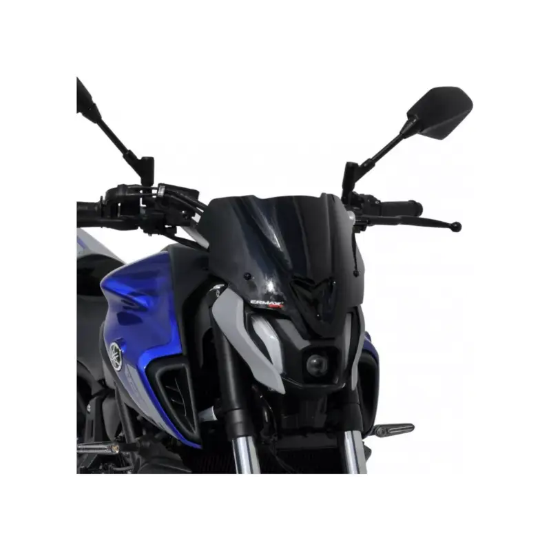 Saute-vent déflecteur sport Ermax 25cm pour Yamaha MT07 2021 et + Prix Cassé