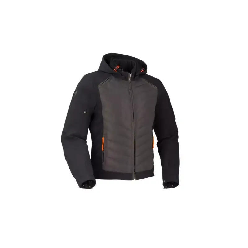 Blouson moto SEGURA Natcho Noir / Gris Authentique