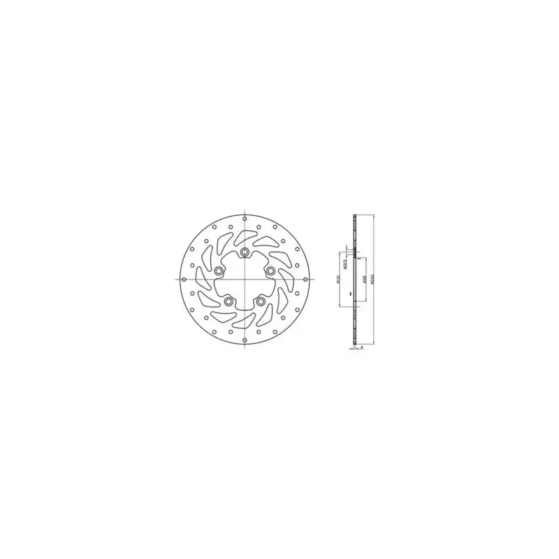 Réduction Sifam - Disque de Frein DIS1364 Ø260mm